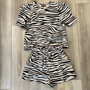 Zebra Print 2 piece Set